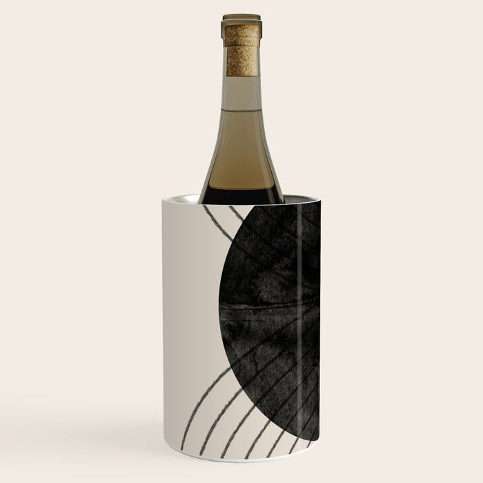 Black Geometric Arch Wine Chiller Gallery Image 2