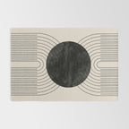 Black Geometric Arch Rug Gallery Image 2