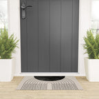 Black Geometric Arch Welcome Mat Gallery Image 3