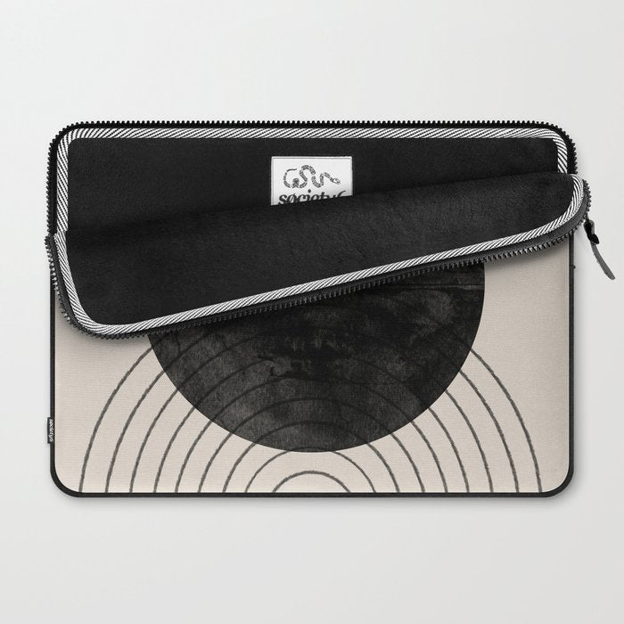 Black Geometric Arch Laptop Sleeve Gallery Image 2