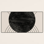 Black Geometric Arch Desk Mat Gallery Image 3