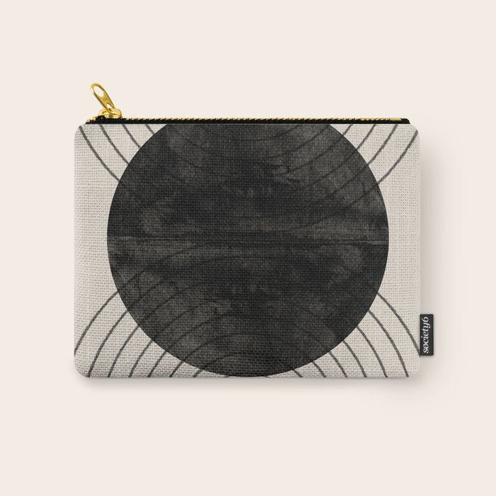 Black Geometric Arch Carry All Pouch Gallery Image 1