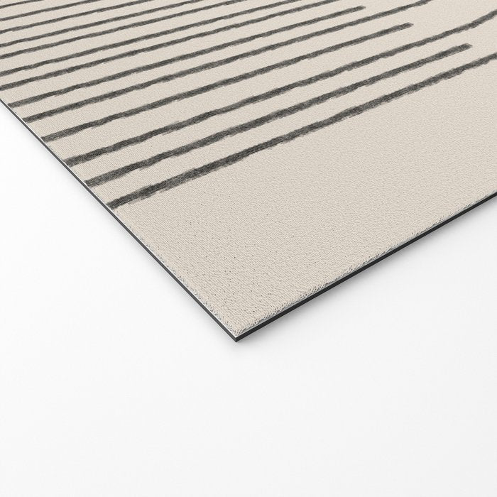 Black Geometric Arch Welcome Mat Gallery Image 2