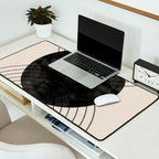 Black Geometric Arch Desk Mat Gallery Image 2