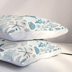 Sea shells on off white Pillow Sham Gallery Image 3