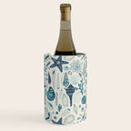 Sea shells on off white Wine Chiller Gallery Image 2