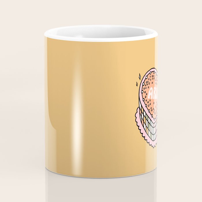 Aries Heart Cake Coffee Mug Gallery Image 4