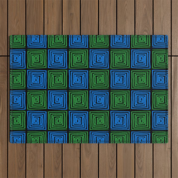 Tassellation Dreams 3 Outdoor Rug Gallery Image 1
