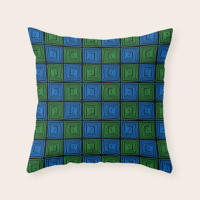 Tassellation Dreams 3 Throw Pillow Gallery Image 1
