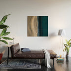 Footsteps On The Beach Wood Wall Art Gallery Image 2
