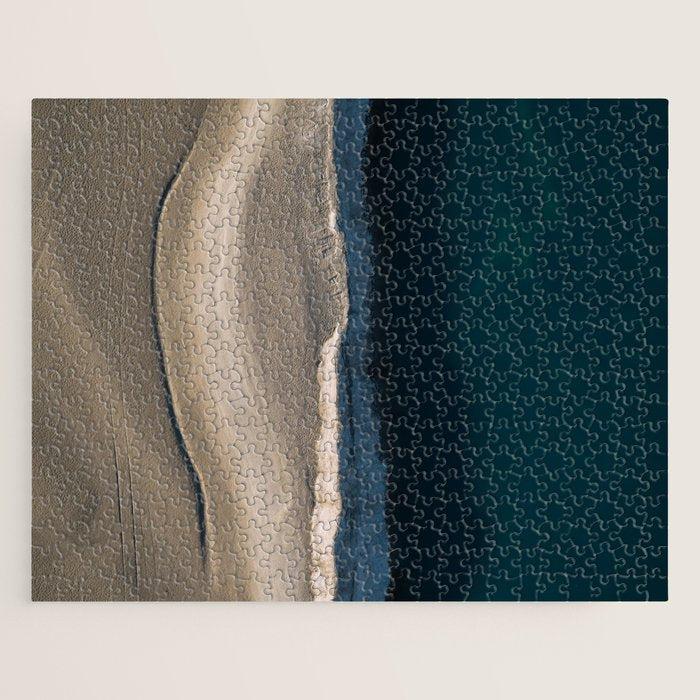 Footsteps On The Beach Jigsaw Puzzle Gallery Image 1