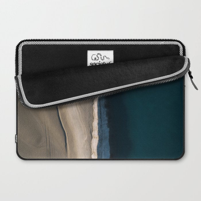 Footsteps On The Beach Laptop Sleeve Gallery Image 2
