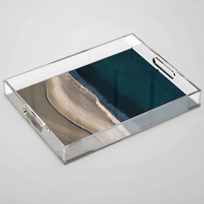 Footsteps On The Beach Acrylic Tray Gallery Image 1