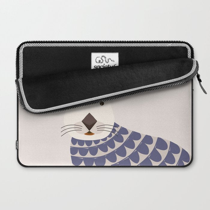 Whimsical European Hare Laptop Sleeve Gallery Image 2