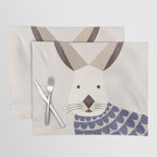 Whimsical European Hare Placemat Gallery Image 1