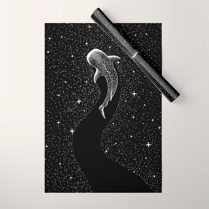 Star Eater (Black Version) Wrapping Paper Gallery Image 1