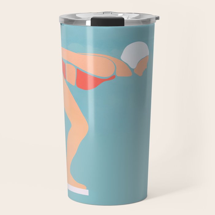 Pool Diver Travel Mug Gallery Image 1