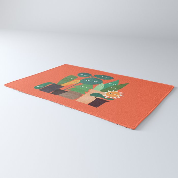 The plants are watching (paranoidos maximucho) Rug Gallery Image 3