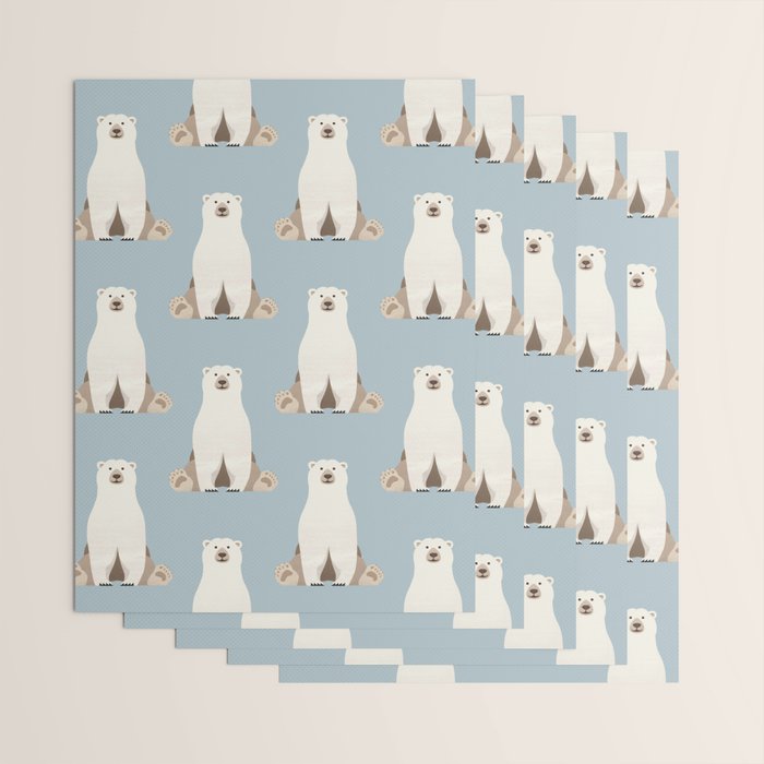 Whimsy Polar Bear Wrapping Paper Gallery Image 3
