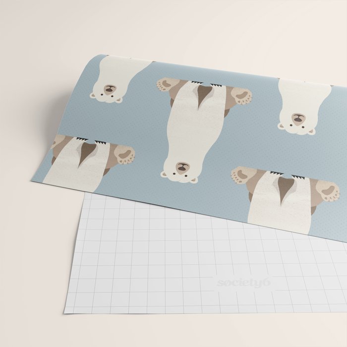 Whimsy Polar Bear Wrapping Paper Gallery Image 2