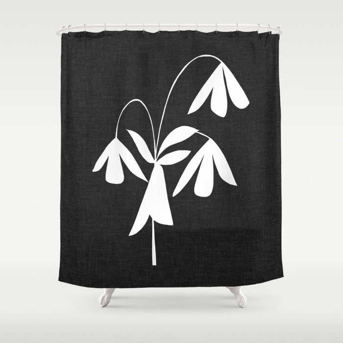 Bell Flower ii Shower Curtain Gallery Image 1