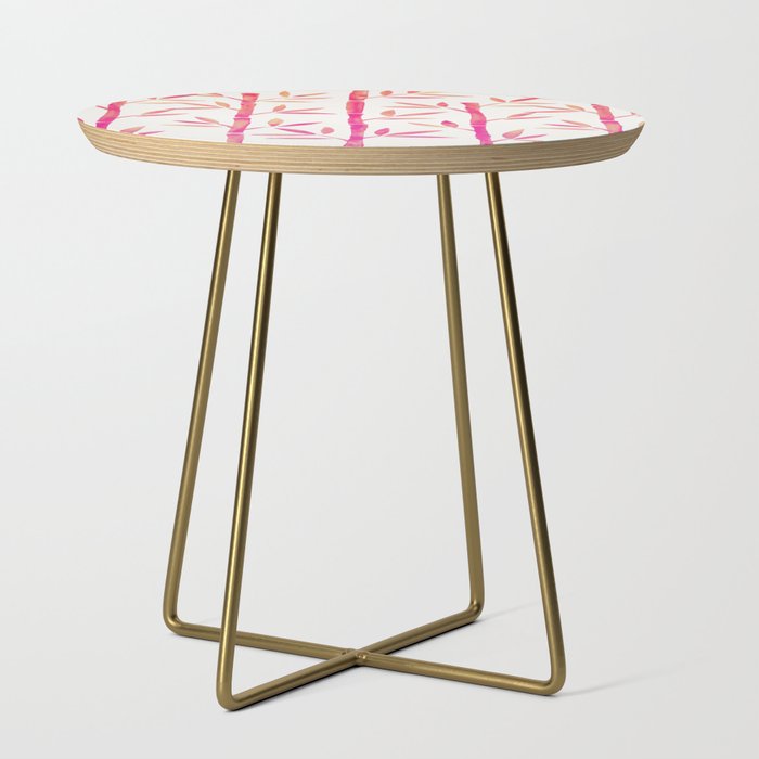 Bamboo Stems - Pink Palette Side Table Gallery Image 1