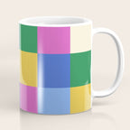 Bold Colorful Checks Pattern - Large XVI Coffee Mug Gallery Image 1