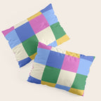 Bold Colorful Checks Pattern - Large XVI Pillow Sham Gallery Image 3