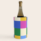 Bold Colorful Checks Pattern - Large XVI Wine Chiller Gallery Image 1