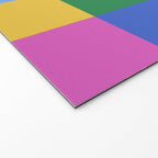 Bold Colorful Checks Pattern - Large XVI Welcome Mat Gallery Image 2