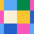 Bold Colorful Checks Pattern - Large XVI Coffee Mug Gallery Image 2