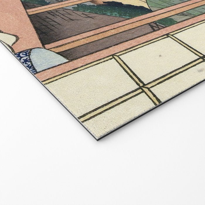 Utagawa Hiroshige Japanese Woodblock Cat Print Welcome Mat Gallery Image 2