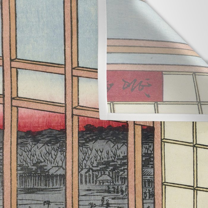 Utagawa Hiroshige Japanese Woodblock Cat Print Wall Tapestry Gallery Image 3