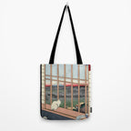 Utagawa Hiroshige Japanese Woodblock Cat Print Tote Bag Gallery Image 2