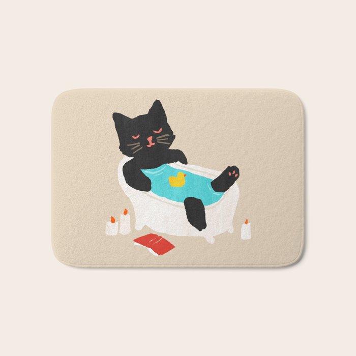 Meow time Bath Mat Gallery Image 1