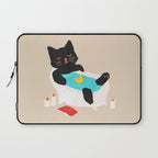 Meow time Laptop Sleeve Gallery Image 1