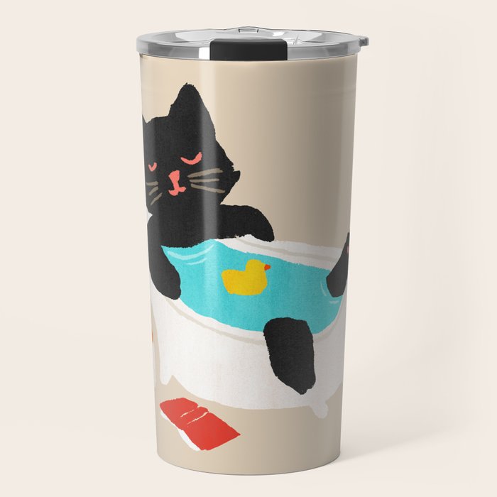 Meow time Travel Mug Gallery Image 1