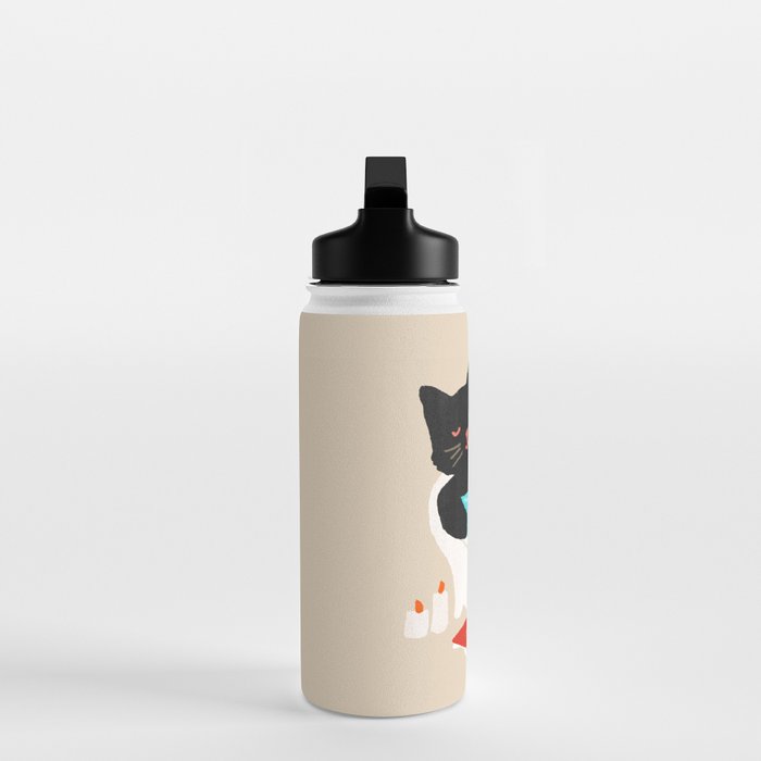 Meow time Water Bottle Gallery Image 3