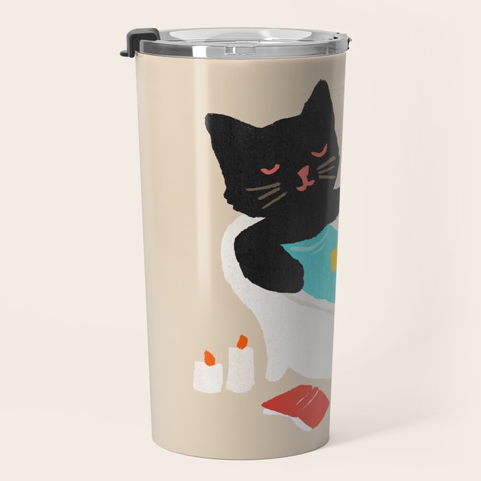 Meow time Travel Mug Gallery Image 3