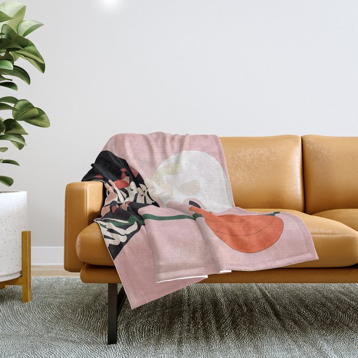 Pumpkin Keeper Throw Blanket Gallery Image 1