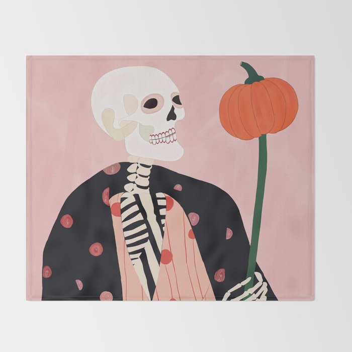 Pumpkin Keeper Throw Blanket Gallery Image 2