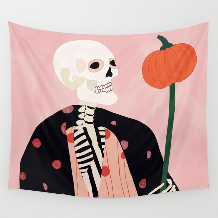 Pumpkin Keeper Wall Tapestry Gallery Image 1