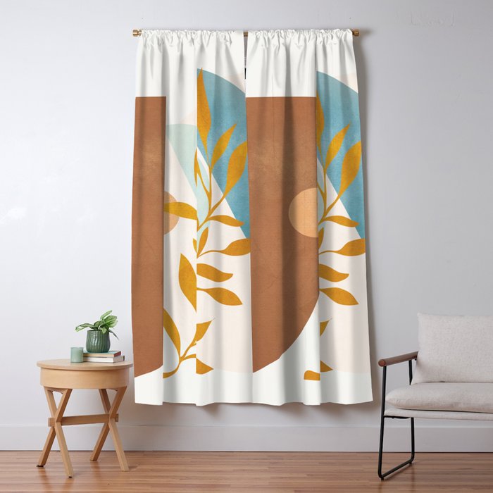 Soft Abstract Shapes 01 Window Curtain Gallery Image 1