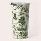 Sequoia National Park California Vintage Travel Art Pattern Travel Mug Gallery Image 3