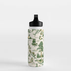 Sequoia National Park California Vintage Travel Art Pattern Water Bottle Gallery Image 3