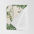 Sequoia National Park California Vintage Travel Art Pattern Throw Blanket Gallery Image 3