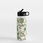 Sequoia National Park California Vintage Travel Art Pattern Water Bottle Gallery Image 1