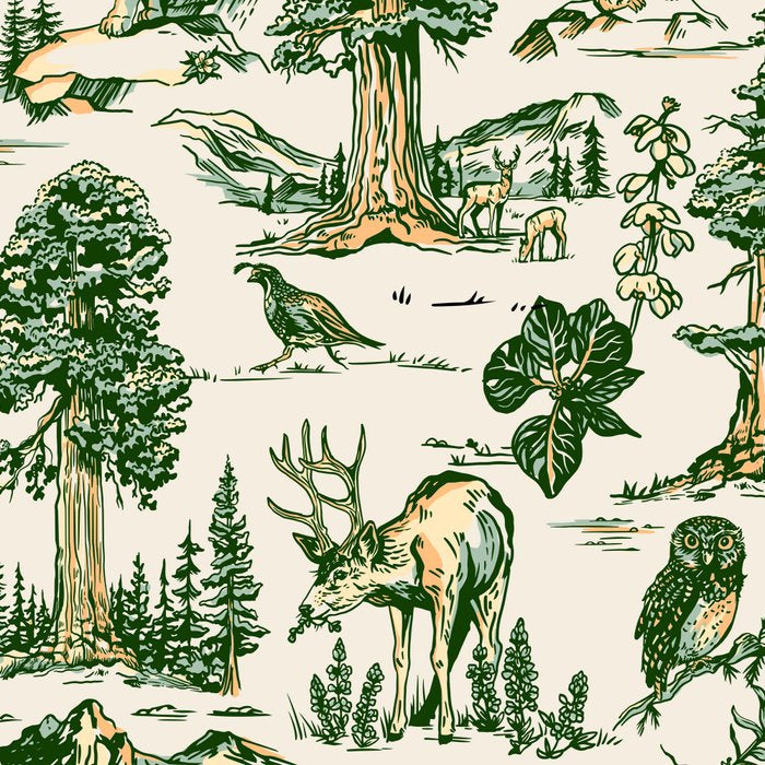 Sequoia National Park California Vintage Travel Art Pattern Coffee Mug Gallery Image 2