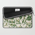 Sequoia National Park California Vintage Travel Art Pattern Laptop Sleeve Gallery Image 2
