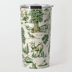 Sequoia National Park California Vintage Travel Art Pattern Travel Mug Gallery Image 1